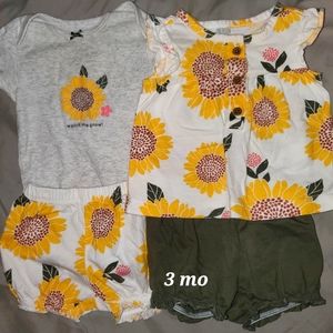 Mix-n-match sunflower outfit
